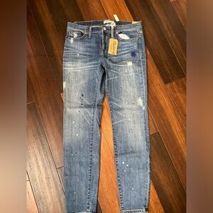 Madewell Skinny Skinny paint splatter jeans size 31 - NWT